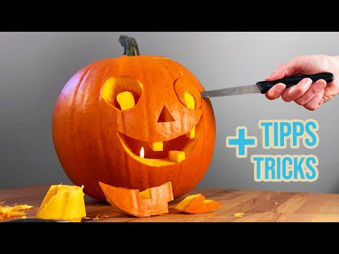 Halloween Kürbis schnitzen - Schritt für Schritt Anleitung mit Tipps und Tricks