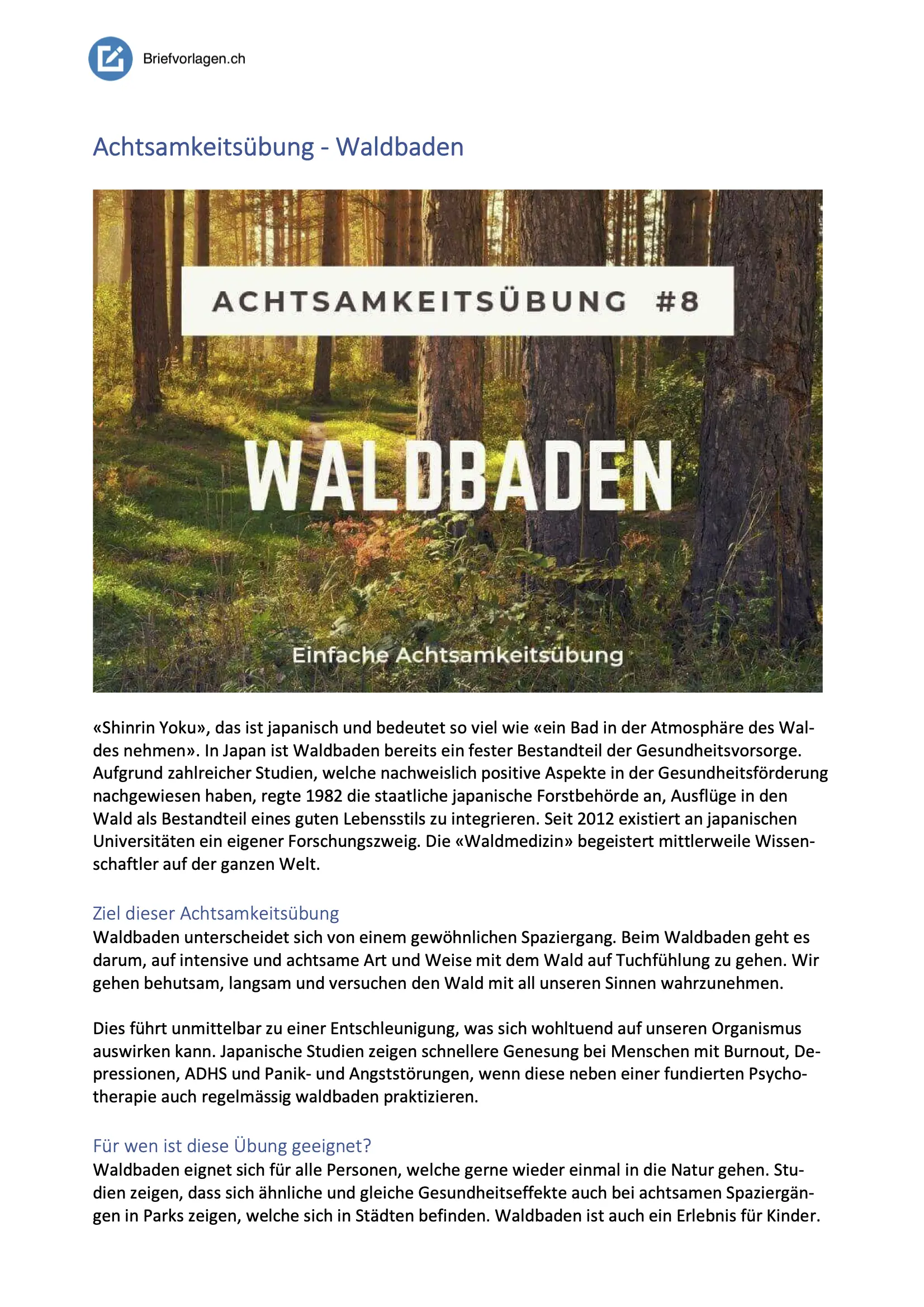 Achtsamkeitsübung 6